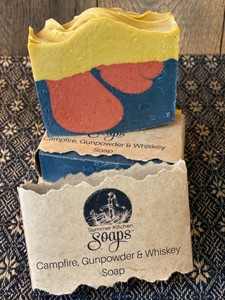 Campfire, Gunpowder & Whiskey Goat Milk Soap