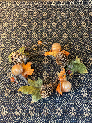 Fall Pinecone Candle Ring