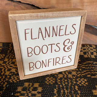 Flannels Boots & Bonfires Block