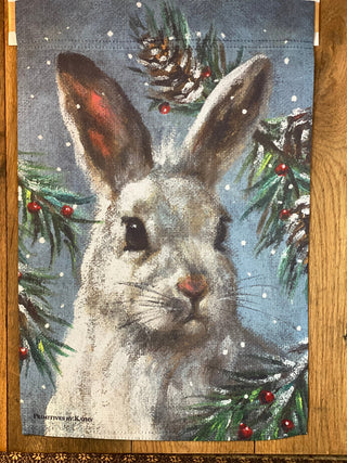 Winter Bunny Flag