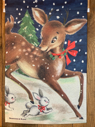 Vintage Deer Flag