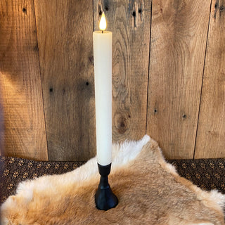 Ivory Taper Candle 10"