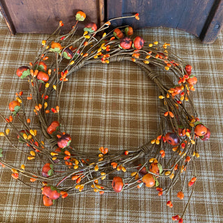 Pumpkin & Pips Candle Ring 6"