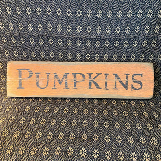 Rustic PUMPKIN Sign