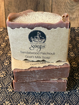 Sandalwood Patchouli Goat Milk Soap