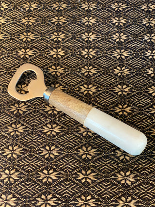 Wood & Marble Bottle Opener