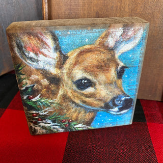 Woodland Deer Block