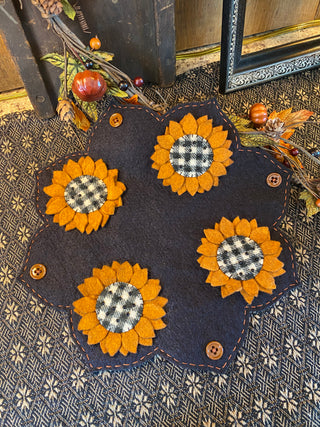 Sunflower Table/Candle Mat